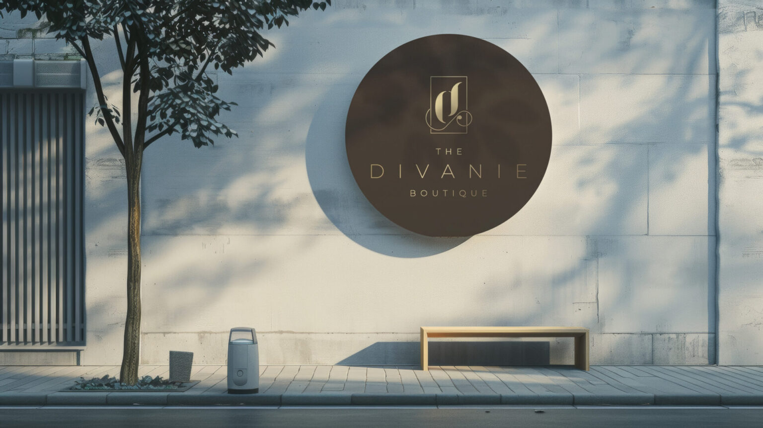 Street shop signage circular mockup on a blank wall, 8k, photorealistic, background --ar 16:9 --v 6 Job ID: 846b7782-2926-4214-a176-d8b7c935696c